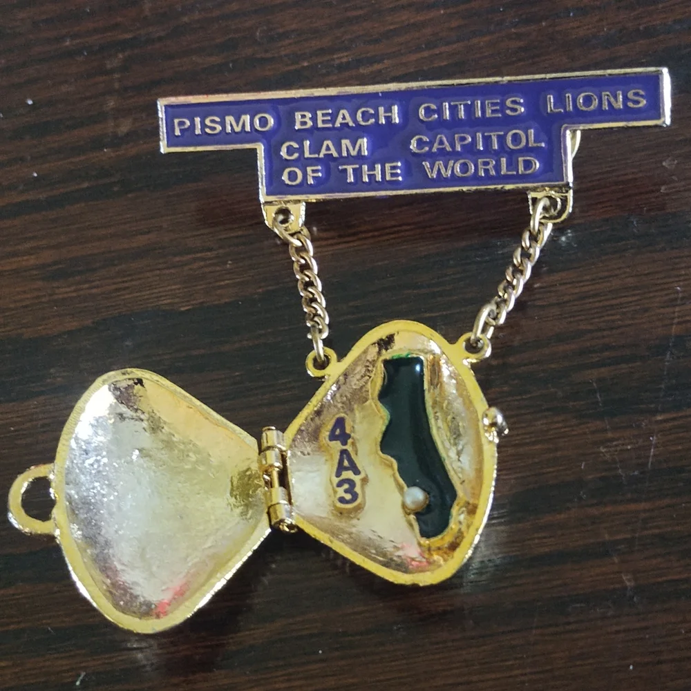 Pismo Beach cities Lions Clam Capitol Pin‎